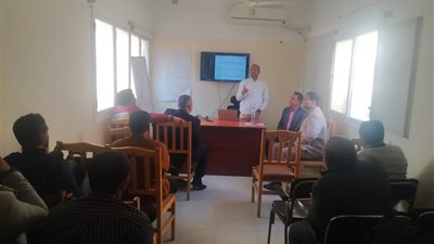 تدريب مفتش ومراقبة الأغذية فى مديرية الصحة بالفيوم