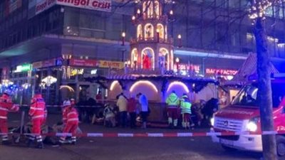 عاجل..  القبض على سائق اقتحم سوقا لعيد الميلاد بمدينة مجدبورج