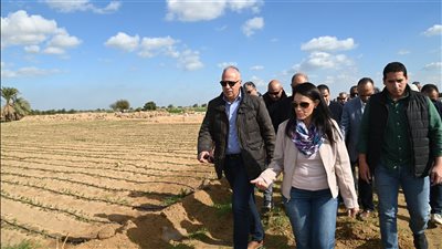 وزير الري يتفقد أعمال التطوير غرب سمالوط بالمنيا ضمن مشروع الاستثمارات الزراعية SAIL