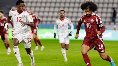 الإمارات وقطر.. التعادل يسيطر على الشوط الأول