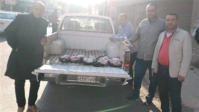 ضبط لحوم بلدية مذبوحة خارج المجازر الحكومية بالفيوم 