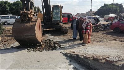 إزالة فـــورية لسمل خرساني مخالف بقرية فيشابنا بالدقهلية 