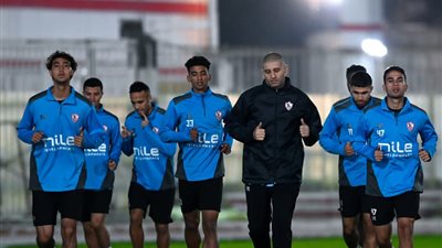 مران الزمالك..فقرة تدريبات بدنيه للاعبين 