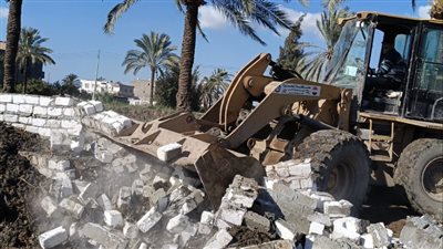  إزالة 34 حالة تعد على الأراضي الزراعية وأملاك الدولة بالبحيرة