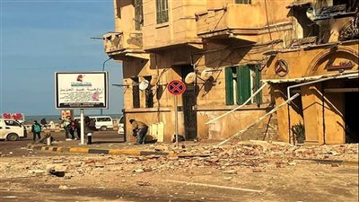خلال 48 ساعة.. انهيار جزئي لأحد العقارات بالإسكندرية 