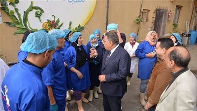 توفير الدعم للمشروعات وتعظيم الاستفادة من منتجات المنطقة الصناعية بجمصة 