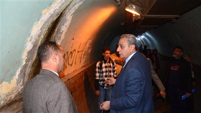 حي ثان المحلة يقوم بحملة نظافة مكبرة بنفق الشون لتسهيل حركة المواطنين