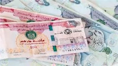 سعر الدرهم الإماراتي مقابل الجنيه المصري اليوم الإثنين 