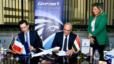 توقيع بروتوكول تعاون بين مصر للطيران والمعهد الفرنسي بالقاهرة 