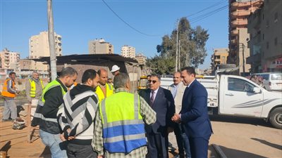 الدقهلية: تحديد محاور مرورية لكوبري نبروة الجديد لمنع الاختناقات