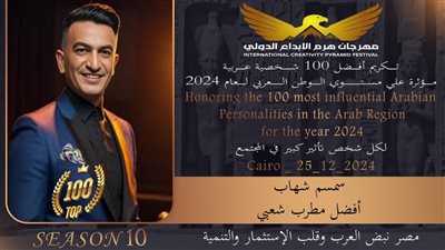 تكريم سمسم شهاب في مهرجان هرم الإبداع 