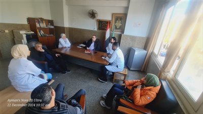 وكيل الطب العلاجى الدقهلية  يبحث خطة العمل مع مستشفي بلقاس