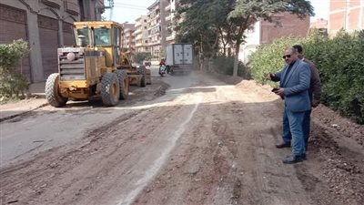 رفع كفاءة وتمهيد طرق ومداخل قرى مركز المحلة