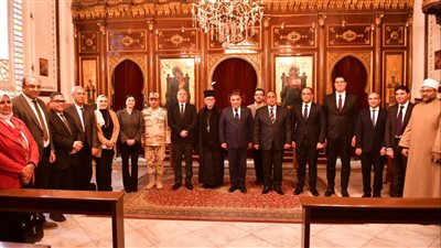 محافظ الدقهليه يهنئ الأخوه الأقباط بمناسبة عيد الميلاد المجيد