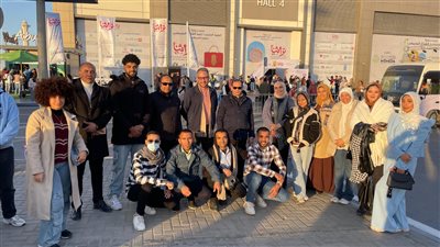 وفد جامعة أسيوط يزور معرض تراثنا للحرف اليدوية والتراثية 