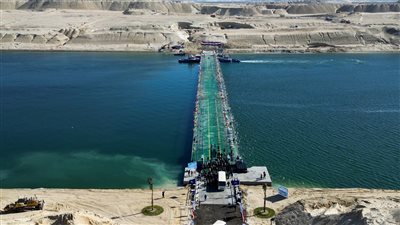 ارتفاع اعداد المحاور الرابطة لسيناء إلى ٢٣ محور عبر قناة السويس