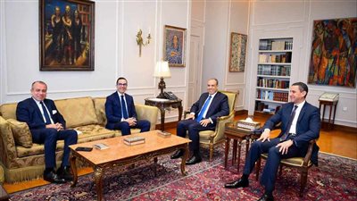 عبد العاطي يستقبل وزير الاستثمار والتجارة الخارجية ورئيس جهاز التمثيل التجاري