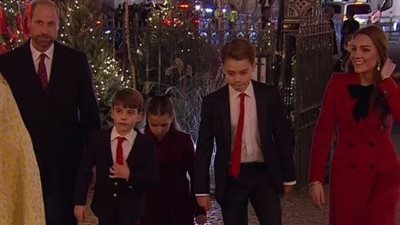 الأمير ويليام يدعم زوجته خلال مرضها في حفل عيد الميلاد