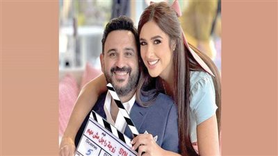 ياسمين عبدالعزيز وعلى ربيع فى «لوكيشن التصوير» استعداداً لموسم 2025