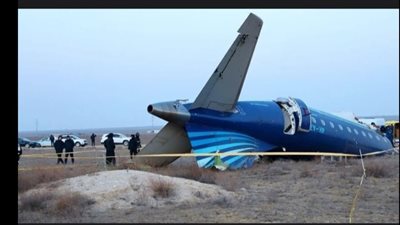 كازاخستان  تحسم الجدل حول تحطم الطائرة الأذربيجانية في أكتاو