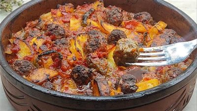 طريقة عمل طاجن الكفتة بالبطاطس| طبق شرقي بطابع عصري