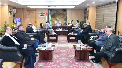 محافظ الفيوم يلتقي بأعضاء مجلسي النواب والشيوخ لبحث شكاوى المواطنين