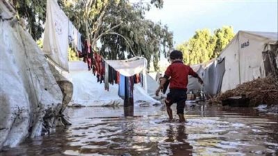غزة: ارتفاع عدد الشهداء بسبب البرد القارس بين النازحين إلى 7 أشخاص