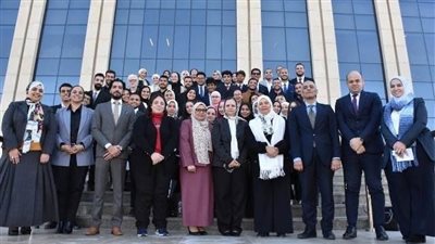 طلاب الجامعة المصرية الروسية في زيارة بمركز المعلومات ودعم اتخاذ القرار