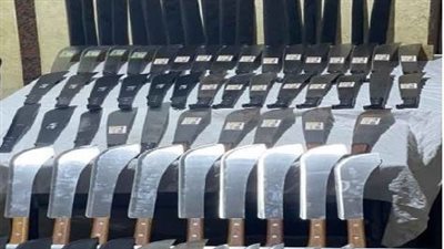 ضبط تاجر أسلحة نارية بحوزته 77 قطعة بالبحيرة