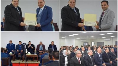 الوكيل يكرم العاملين المتميزين بهيئة المحطات النووية بالضبعة