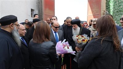  محافظ كفرالشيخ يشهد الاحتفالات بعيد الميلاد المجيد بكنيسة مارمينا والبابا كيرلس 