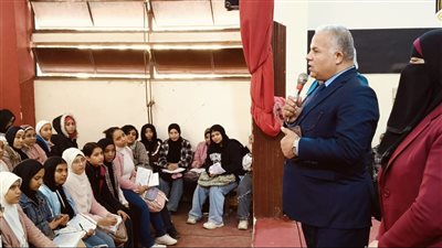 قبيصي يشهد المراجعات المجانية لطلاب الشهادة الإعدادية  بالفيوم