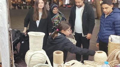 أيادي مصر بالفيوم تشارك في معرض 