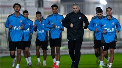 مران الزمالك.. فقرة تدريبات بدنية للاعبين 