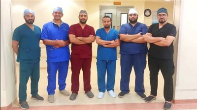 فريق التجميل بالمجمع الطبى بالإسماعيلية ينجح في إنقاذ شاب تعرض لحادث 