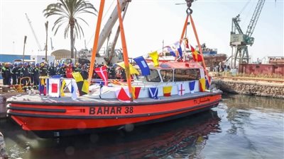 تدشين 5 لنشات بالبورسعيدية للإنشاءات البحرية