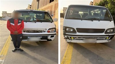 ضبط المتهم بطمس لوحات الميكروباصات بالغربية 