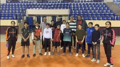 محافظ شمال سيناء يكرم  الفائزين في بطولة تنس الطاولة