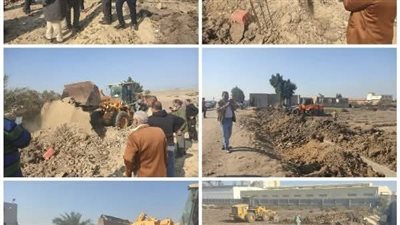 بمساحة 5 أفدنة.. إزالة التعديات على الأراضي الزراعية بأبو حماد