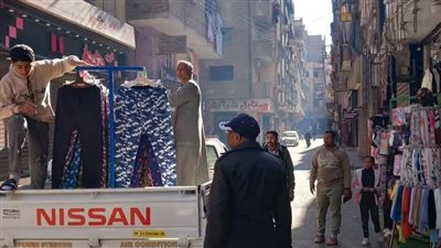 حملة لرفع الاشغالات بشوارع بنجع حمادى