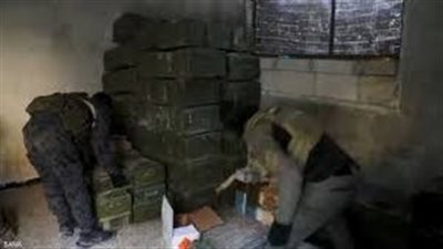 العثور على مستودع للذخيرة في حمص