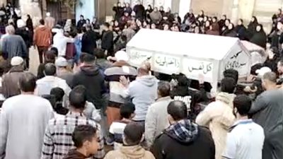 وداع  مهيب المئات يشيعون جنازة منال ضحية نزع لولب رحمي بمستشفي منوف العام بالمنوفية|صور