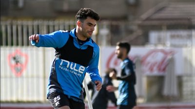 تدريبات استشفائية للاعبي الزمالك على هامش المران 