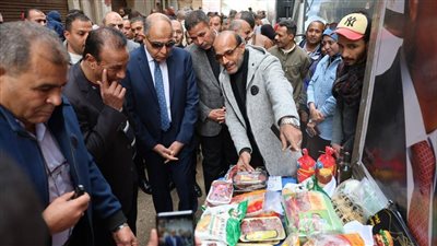إفتتاح سوق اليوم الواحد بمدينة المنيا 