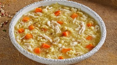 طريقة تحضير شوربة الدجاج بالمكرونة لشتاء دافئ