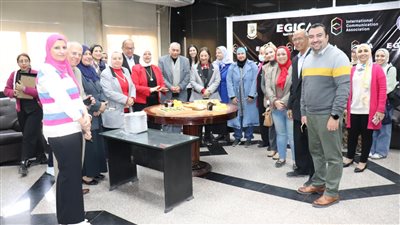 احتفالية إعلام القاهرة بتولي حسن عماد مكاوي قطاع الدراسات الإعلامية (صور)