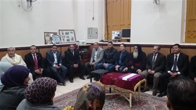عضو الهيئة العليا لحزب الوفد يقدم التهاني بعيد الميلاد لكنائس مركز طوخ