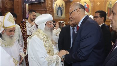 محافظ القليوبية يشهد قداس عيد الميلاد المجيد بكنيسة السيدة العذراء ببنها