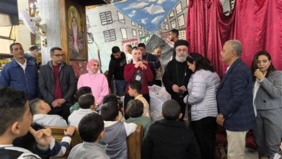 كفر الدوار تشارك احتفالات الأخوة الأقباط بعيد الميلاد المجيد