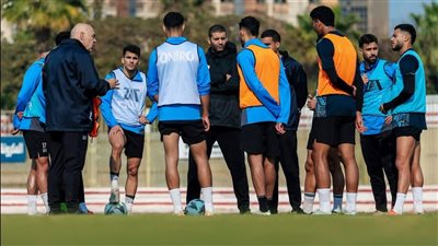 قرار  من جروس للاعبى الزمالك الأساسيين فى مران اليوم 